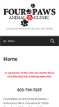 Mobile Screenshot of fourpawsanimalclinic.com